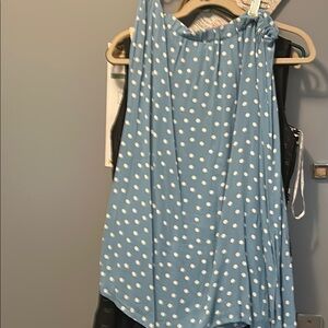 Blue Polka Dot skirt
